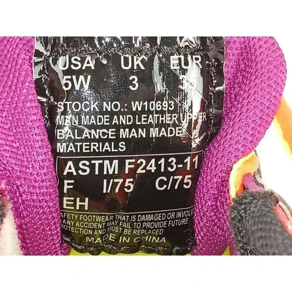 Wolverine Women's Jetstream Carbon Max Steel Toe Athletic Shoes sz 5W Multicolor - Picture 11 of 12